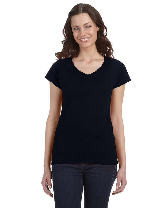 Women's Softstyle V-Neck Cotton T-Shirt