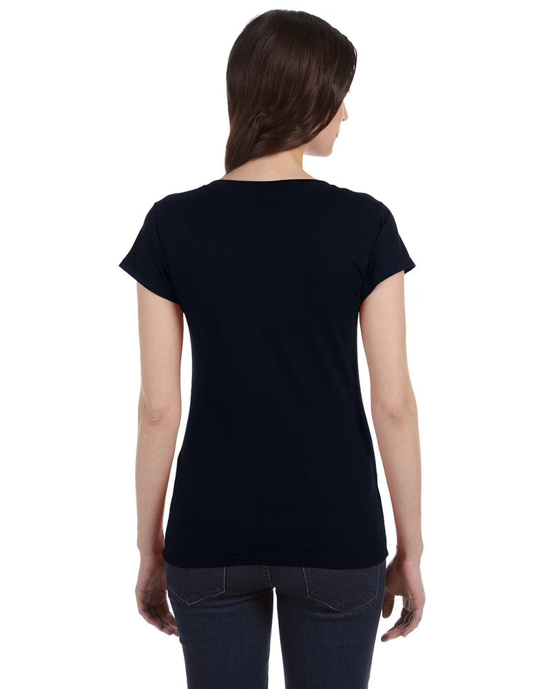 Women's Softstyle V-Neck Cotton T-Shirt