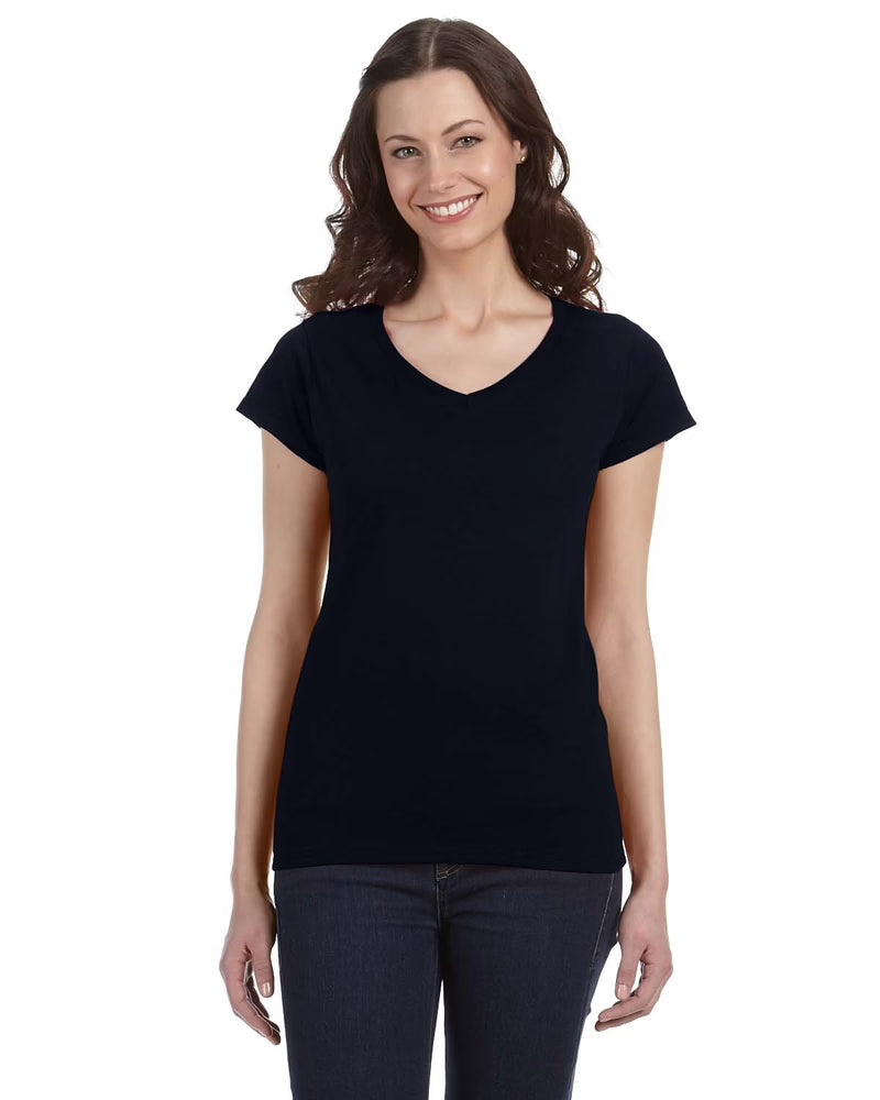 Women's Softstyle V-Neck Cotton T-Shirt