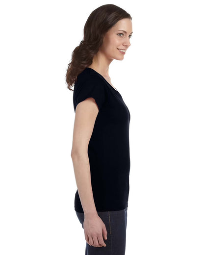Women's Softstyle V-Neck Cotton T-Shirt