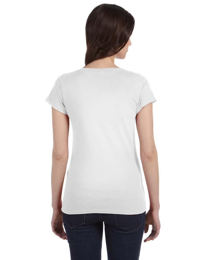Women's Softstyle V-Neck Cotton T-Shirt