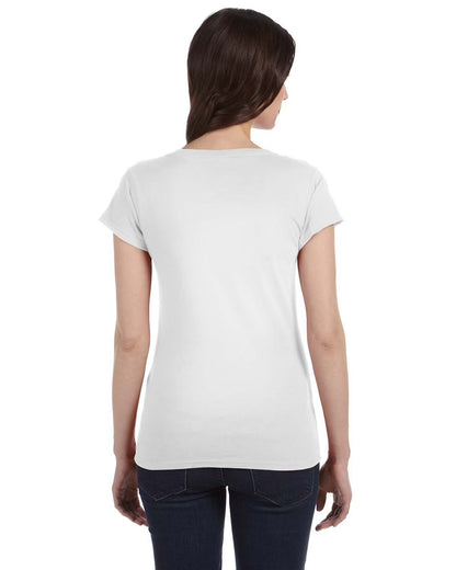Women's Softstyle V-Neck Cotton T-Shirt