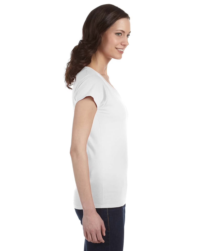 Women's Softstyle V-Neck Cotton T-Shirt