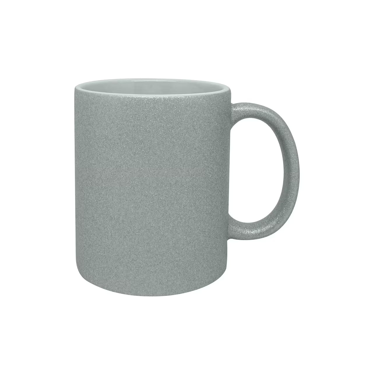 Silver Glitter Mug 11.8oz