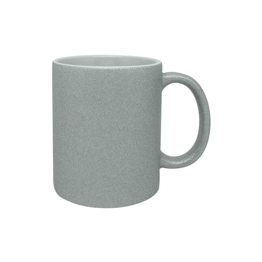 Silver Glitter Mug 11.8oz