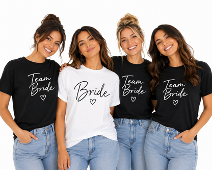 Bride & Team Bride Matching T-Shirt Set