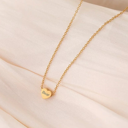 Gold Heart Necklace