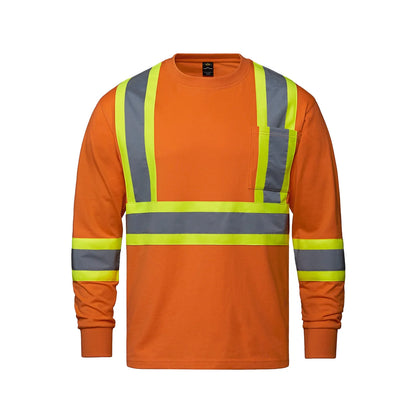 Paramount Cotton Hivis Long Sleeve Tshirt