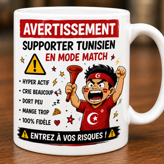 Supporter Tunisien Warning