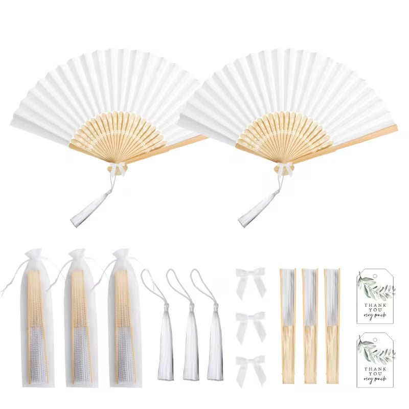 Wedding Hand Fan Set